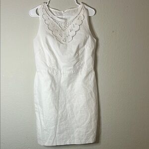 LOFT White Mini Dress